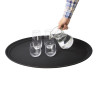 Plastikust libisemisvastane ovaalne alusplaat 685 x 560 mm - Olympia KRISTALLON - Fourniresto