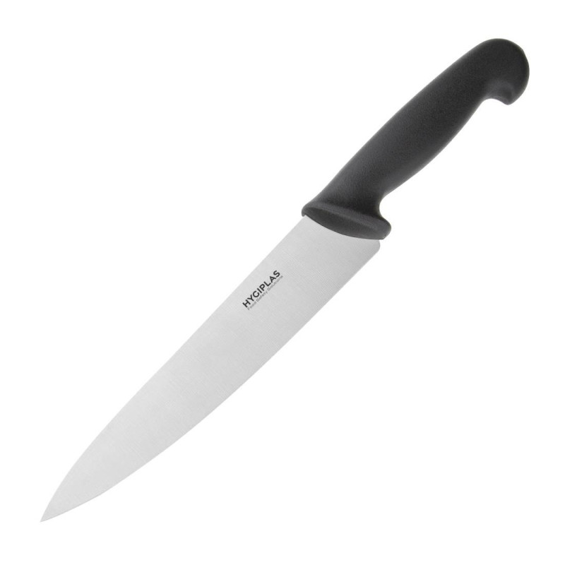 Black Chef's Knife 21.5 cm Blade - Hygiplas - Fourniresto Black Chef's Knife 21.5 cm Blade - Hygiplas - Fourniresto