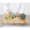 Puidust ristkülikukujuline lõikelaud 610 x 455 mm - Vogue - Fourniresto