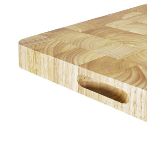 Puidust ristkülikukujuline lõikelaud 610 x 455 mm - Vogue - Fourniresto