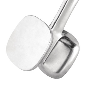 Liha pehmendaja metallist 240 mm - Vogue - Fourniresto