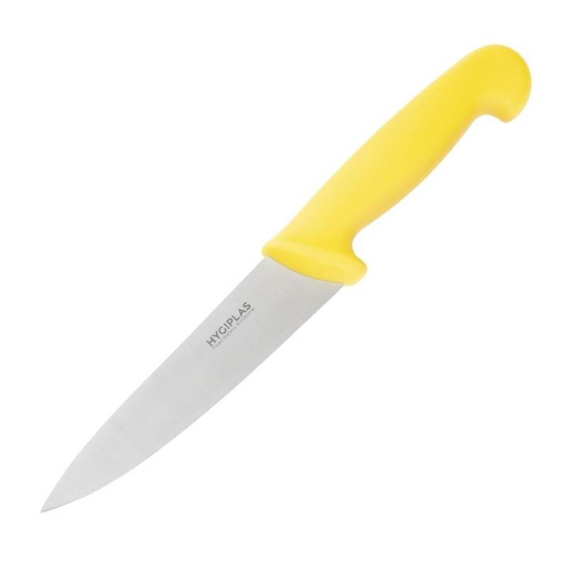Yellow Chef's Knife Blade 16 cm - Hygiplas - Fourniresto Yellow Chef's Knife Blade 16 cm - Hygiplas - Fourniresto