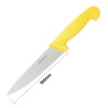 Koka kollane nuga 16 cm tera - Hygiplas - Fourniresto
