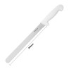 Nugade komplekt valge sakilise teraga 25,5 cm - Hygiplas - Fourniresto
