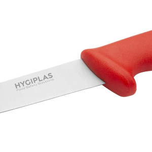 Punase käepidemega fileerimisnuga, tera 15 cm - Hygiplas - Fourniresto