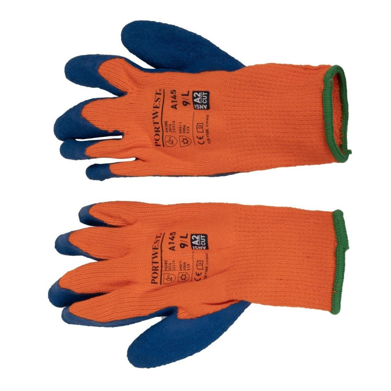 Cold-resistant gloves Orange and Blue One Size - FourniResto - Fourniresto Cold-resistant gloves Orange and Blue One Size - FourniResto - Fourniresto