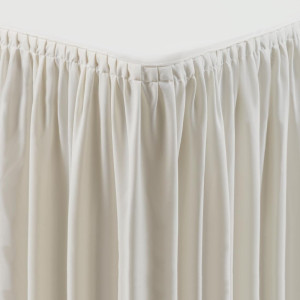 Nappe ja rüütelaud ecrus värvilised kortsutatud 750 x 1820 mm - FourniResto - Fourniresto