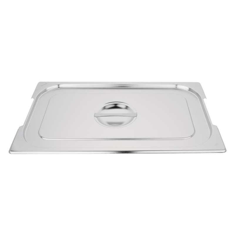 Stainless Steel Lid Gn 1/1 For Tray With Handles - Vogue - Fourniresto Stainless Steel Lid Gn 1/1 For Tray With Handles - Vogue - Fourniresto