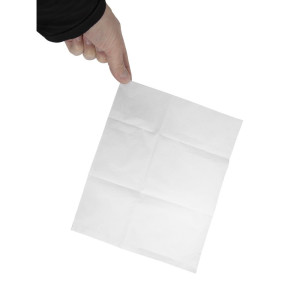 Valged ühekordsed salvrätikud 1-kihilised 90 x 120 mm - 6000 tk komplektis - FourniResto - Fourniresto