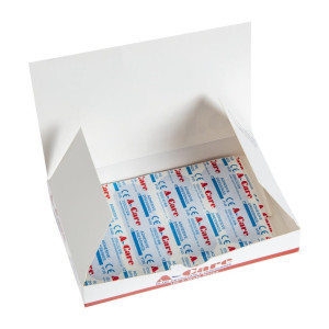 Sinised standardse suurusega plaastripakid - 70 x 25 mm - 100 tk komplektis - FourniResto - Fourniresto
