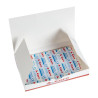Sinised standardse suurusega plaastripakid - 70 x 25 mm - 100 tk komplektis - FourniResto - Fourniresto