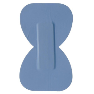 Sõrmeotsa sinised standardse suurusega plaastreid 75 x 45 mm - 50 tk komplektis - FourniResto - Fourniresto