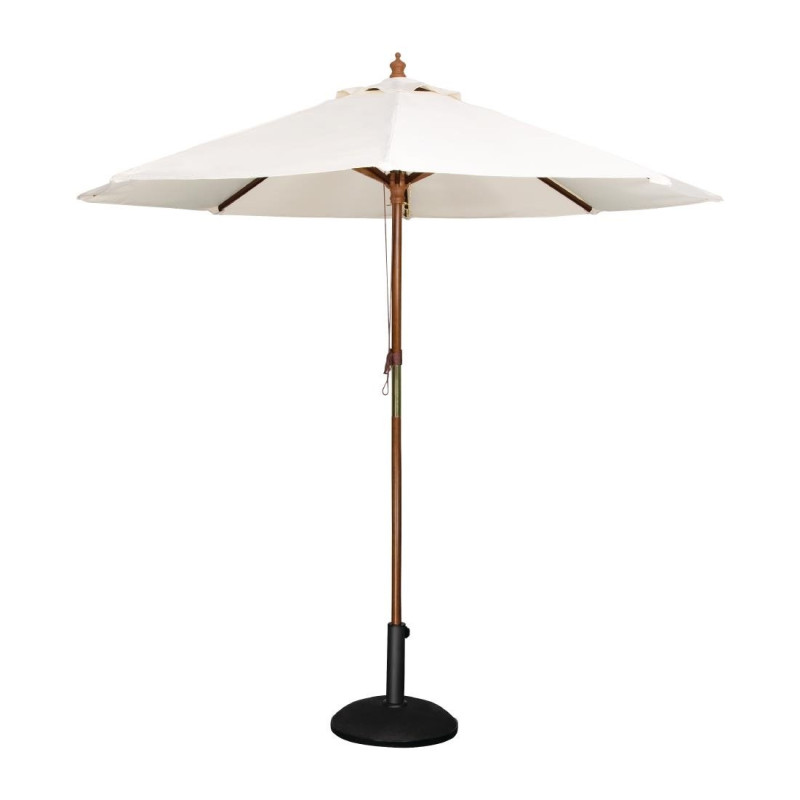 Päikesevari kreemjas ümar Ø 2,5 M - Bolero - Fourniresto Päikesevari kreemjas ümar Ø 2,5 M - Bolero - Fourniresto