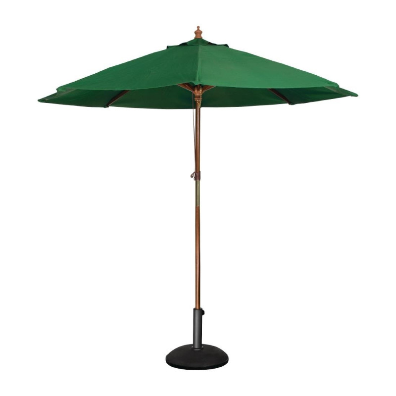 Green Round Parasol Ø 3 M - Bolero - Fourniresto Green Round Parasol Ø 3 M - Bolero - Fourniresto