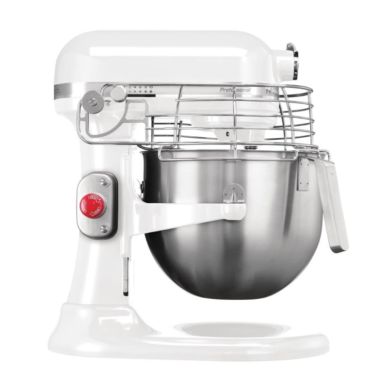 Batteur Professionnel Blanc 6,9 L - KitchenAid - Fourniresto Batteur Professionnel Blanc 6,9 L - KitchenAid - Fourniresto