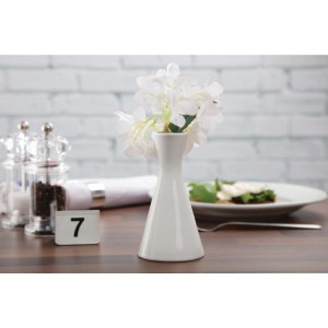Vase Valge Pudel 140 mm - 6 tk komplektis - Olympia - Fourniresto
