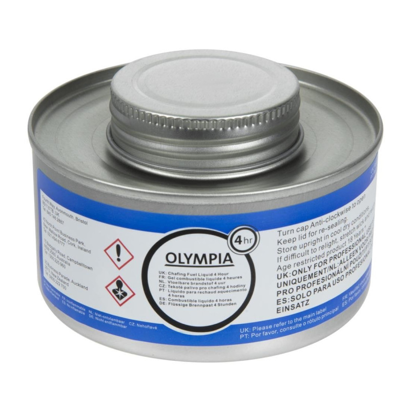Põlevaine 4H Chafing Dishile - 12 tk komplektis - Olympia - Fourniresto