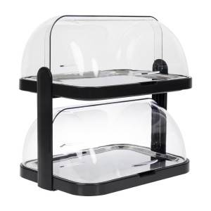 Klapiga kahe riiuliga külmalaud 440 x 320 mm - APS - Fourniresto