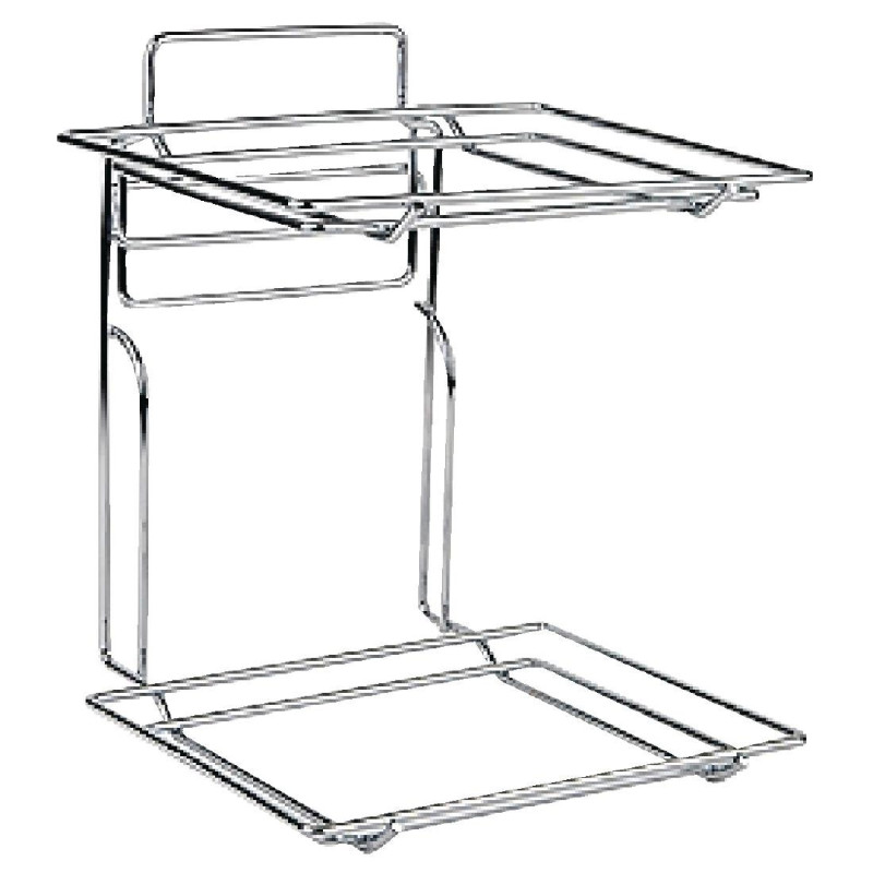 Chrome Display Stand 2 Levels For GN 1/1 Baskets - APS - Fourniresto Chrome Display Stand 2 Levels For GN 1/1 Baskets - APS - Fourniresto