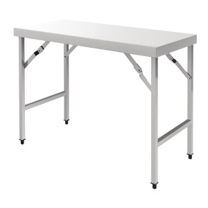 Kokkupandav roostevabast terasest laud 1200 mm - Vogue - Fourniresto