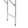 Suur kokkupandav roostevabast terasest laud 1800 mm - Vogue - Fourniresto