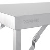 Suur kokkupandav roostevabast terasest laud 1800 mm - Vogue - Fourniresto
