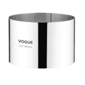 Vahu ring roostevabast terasest Ø 90 mm K 60 mm - Vogue - Fourniresto