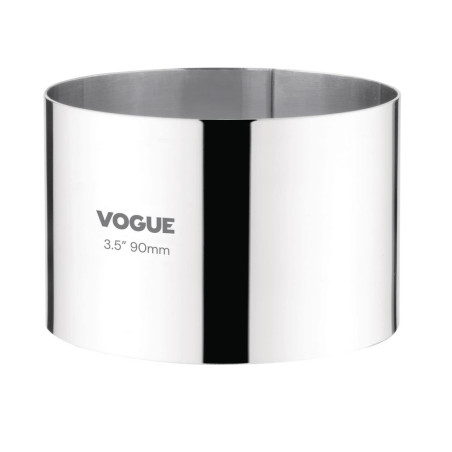 Vahu ring roostevabast terasest Ø 90 mm K 60 mm - Vogue - Fourniresto