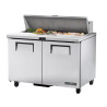 Roostevabast terasest ettevalmistuslett 2 ustega 340 L - TRUE - Fourniresto