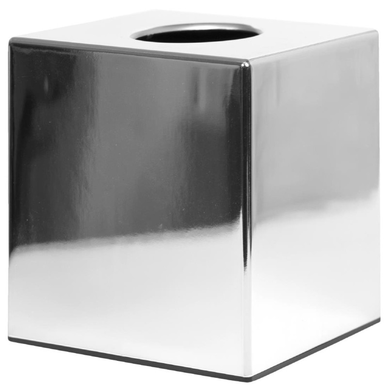 Boîte À Mouchoirs Cube Chrome Brillant - Bolero - Fourniresto Boîte À Mouchoirs Cube Chrome Brillant - Bolero - Fourniresto