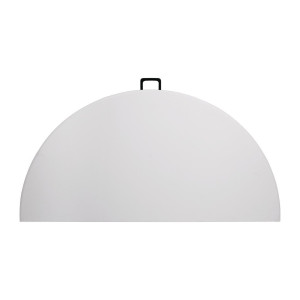 Ümar kokkupandav laud keskel valge Ø 1530 mm - Bolero - Fourniresto