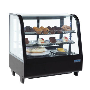 Musta lauallinen jahutusvitrin 100 L - Polar - Fourniresto