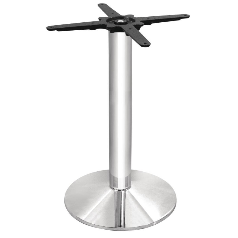 Lauajala ümar kroomitud jalg Ø 430 mm - Bolero - Fourniresto Lauajala ümar kroomitud jalg Ø 430 mm - Bolero - Fourniresto