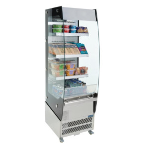 Positiivne iseteeninduslik vitriin roostevabast terasest 220 L - Polar - Fourniresto