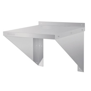 Roostevabast terasest riiul mikrolaineahjule 560 x 460 mm - Vogue - Fourniresto