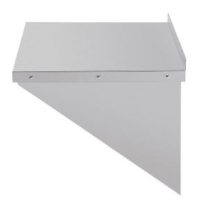 Roostevabast terasest riiul mikrolaineahjule 560 x 460 mm - Vogue - Fourniresto