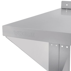 Roostevabast terasest riiul mikrolaineahjule 560 x 460 mm - Vogue - Fourniresto