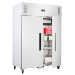 Külmkapp negatiivse temperatuuriga valge GN 2/1 topeltuksed 1200 L - Polar - Fourniresto