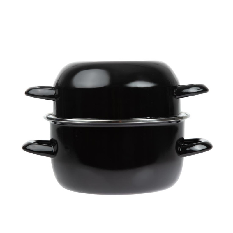 Mouledega emailitud pott Ø 200 mm 1 kg - Olympia - Fourniresto Mouledega emailitud pott Ø 200 mm 1 kg - Olympia - Fourniresto