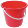 Ümmargune punane plastikust ämber 10 L - Jantex - Fourniresto