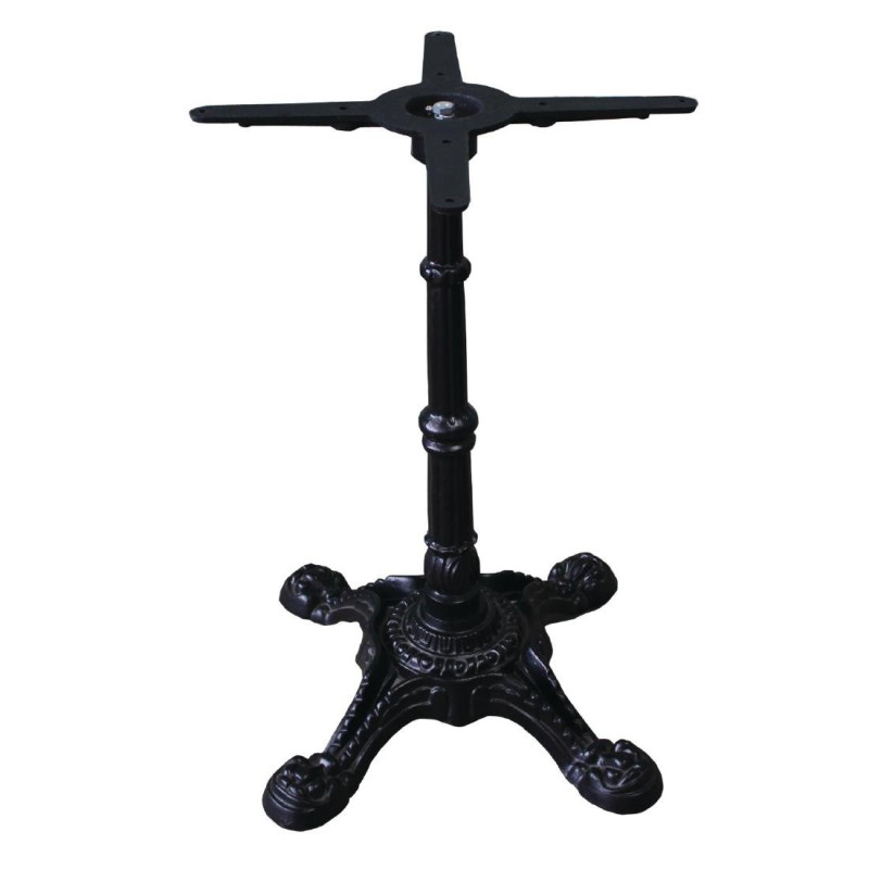 Pied De Table Décoré En Fonte Ø 420 Mm - Bolero - Fourniresto Pied De Table Décoré En Fonte Ø 420 Mm - Bolero - Fourniresto