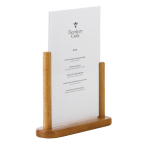 Teak A4 lauaraam - Securit - Fourniresto