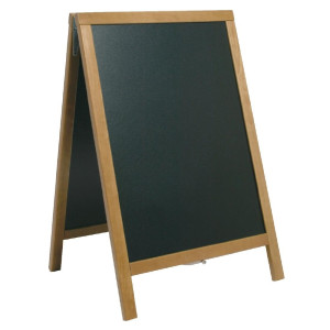 Tänavasilt Duplo Teck 850 x 550 mm - Securit - Fourniresto