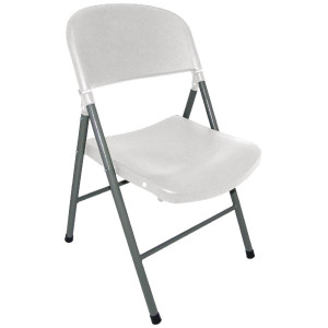 Kokkupandavad valge ja hall tool - 2 tk komplektis - Bolero - Fourniresto