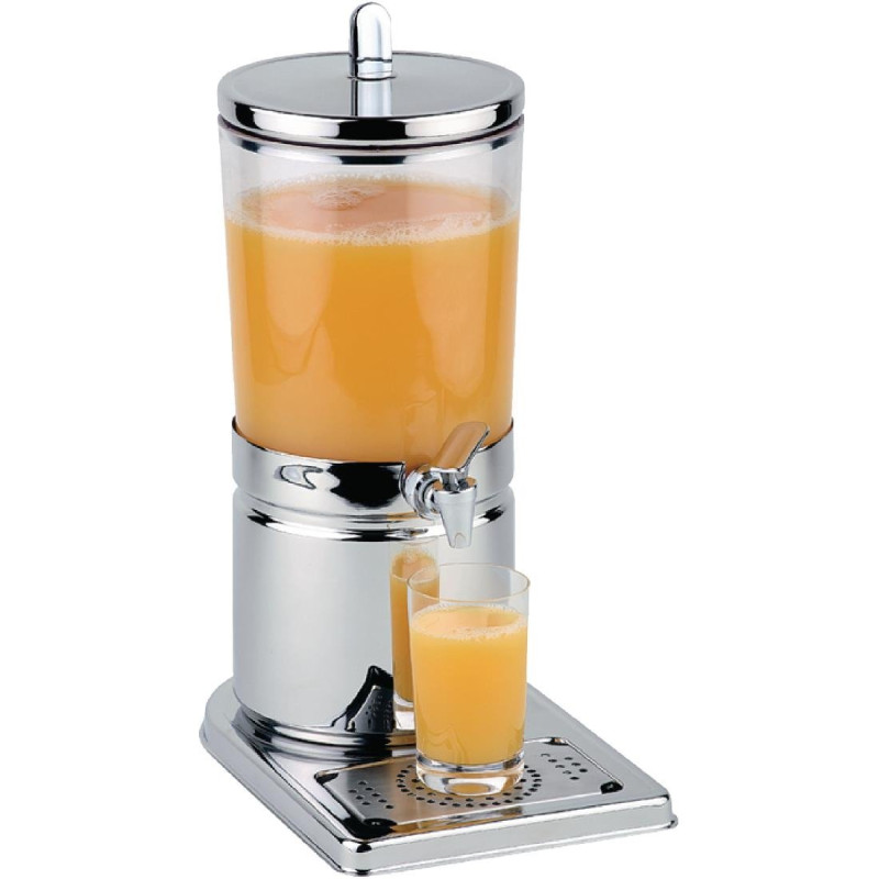 Stainless Steel 4 L Fruit Juice Dispenser - APS - Fourniresto Stainless Steel 4 L Fruit Juice Dispenser - APS - Fourniresto