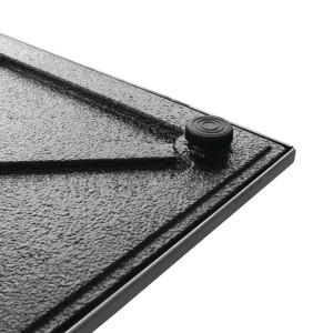 Lauajala ruudukujuline roostevabast terasest 720 x 430 mm - Bolero - Fourniresto