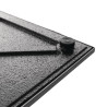 Lauajala ruudukujuline roostevabast terasest 720 x 430 mm - Bolero - Fourniresto