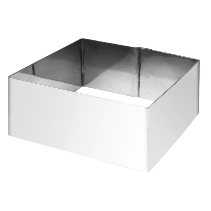 Square Mousse Ring 80 X 35 mm - Vogue - Fourniresto Square Mousse Ring 80 X 35 mm - Vogue - Fourniresto