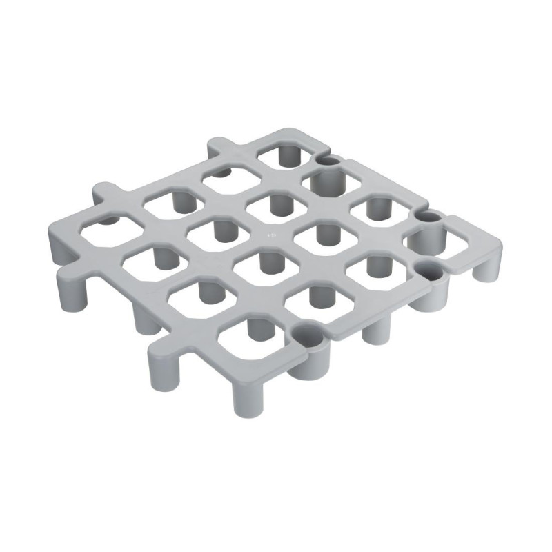 Gray Grating 335 X 335 mm - Set of 2 - Vogue - Fourniresto Gray Grating 335 X 335 mm - Set of 2 - Vogue - Fourniresto