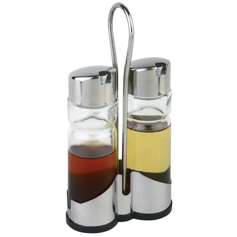 Ensemble Huilier Ou Vinaigrier Avec Support - APS - Fourniresto Ensemble Huilier Ou Vinaigrier Avec Support - APS - Fourniresto